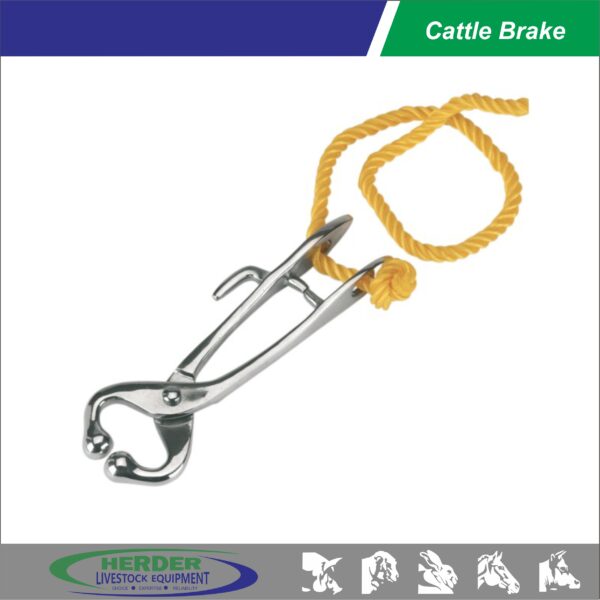 Cattle Brake with Holding Rope