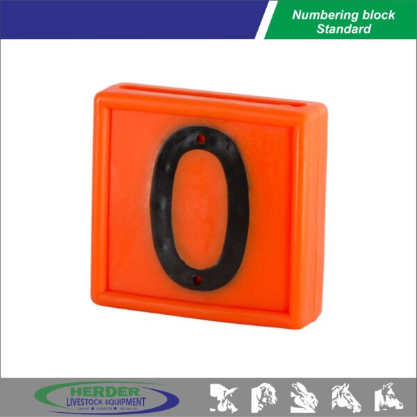 Numbering block Standard