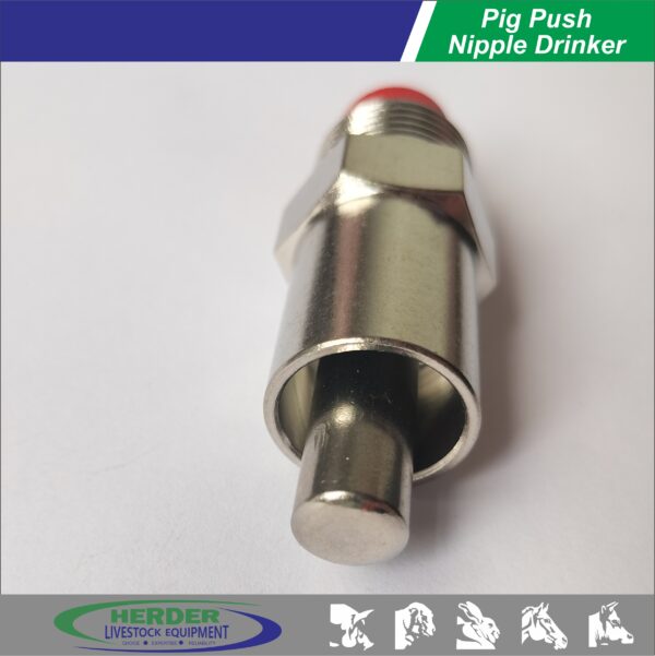 1/2’’ Pig Push Nipple Drinker - 图片 5