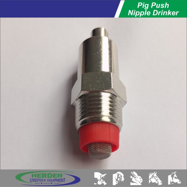 1/2’’ Pig Push Nipple Drinker - 图片 4