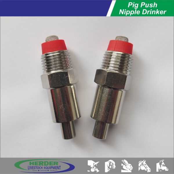1/2’’ Pig Push Nipple Drinker - 图片 3