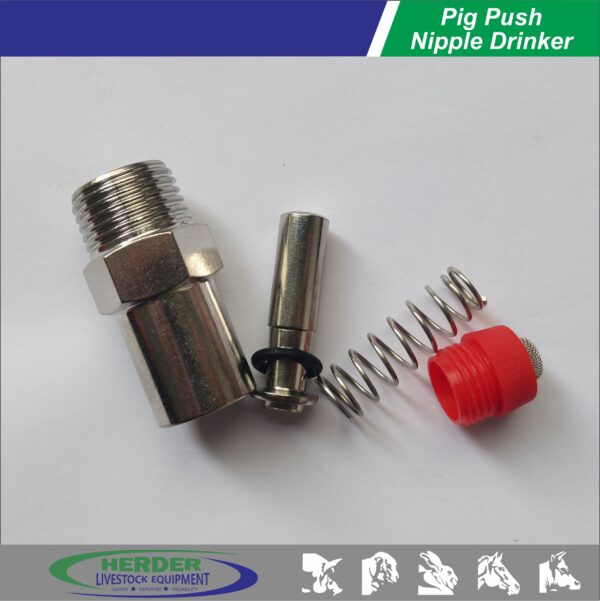 1/2’’ Pig Push Nipple Drinker - 图片 6